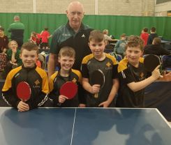 2nd Place for Carnacaville Table Tennis Team in Ulster Schools Competition