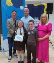 Silver Award Winners at Scoil Spreagtha Awards Ceremony